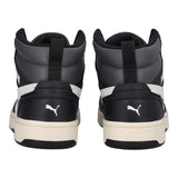 REBOUND V6 MID JR Sneakers Junior Nere e Bianche