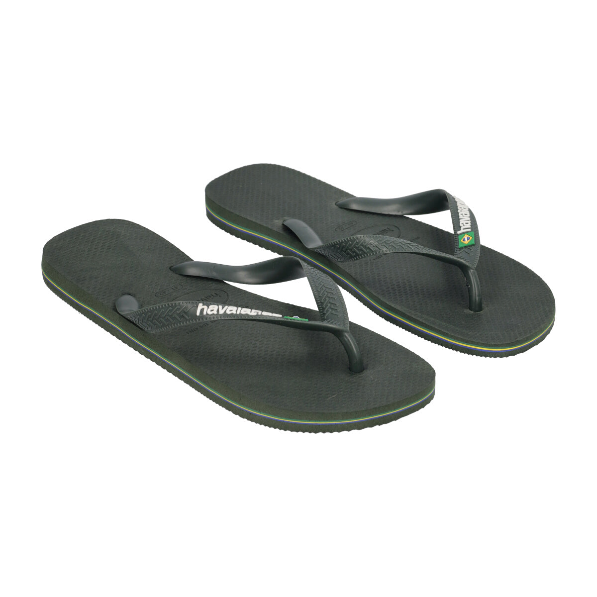 BRASIL LOGO Infradito Uomo Verde Oliva