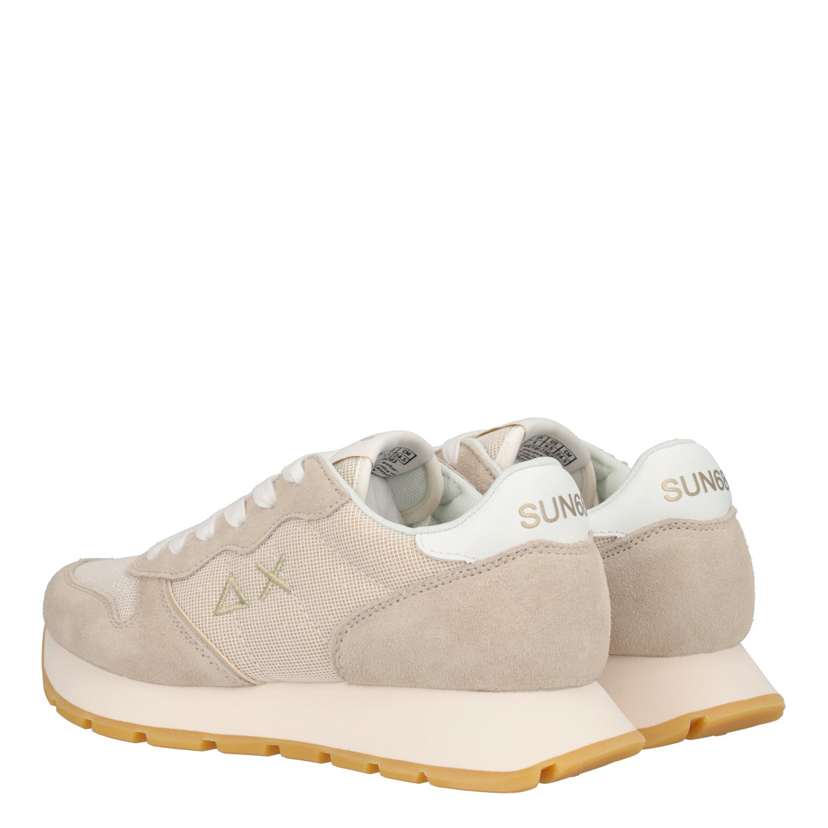 ALLY GLITTER TEXTILE Sneakers Donna Oro