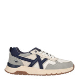 Sneakers Uomo Bianche, Grigie e Blu