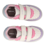 ECLYPER Sneakers Bambina Bianche, Rosa e Lilla