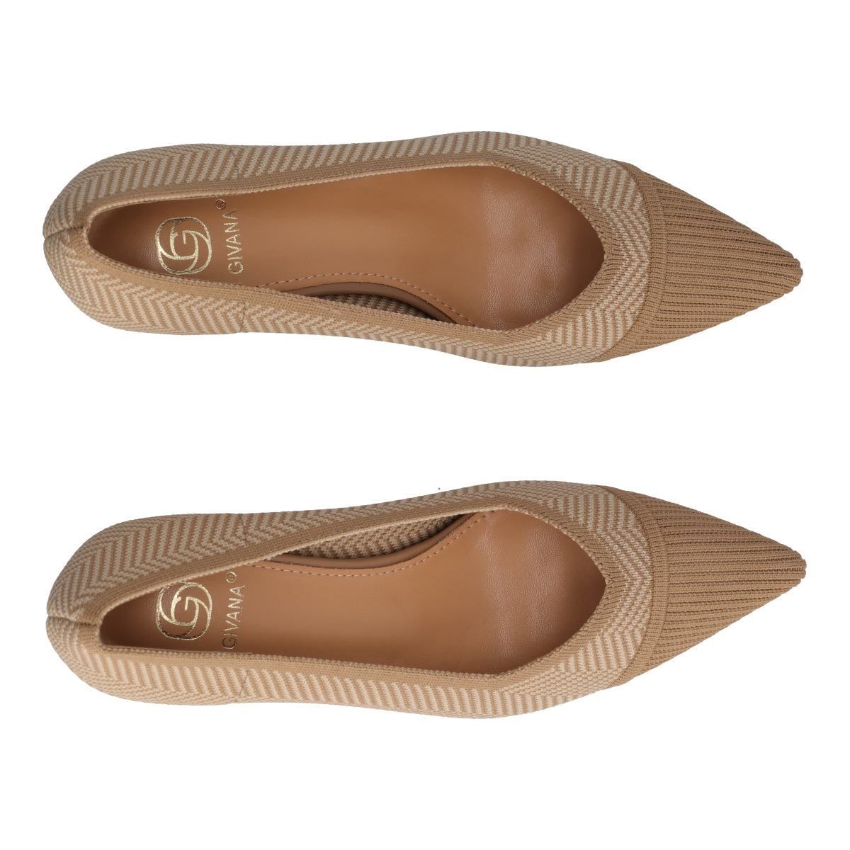 décolleté Donna Beige