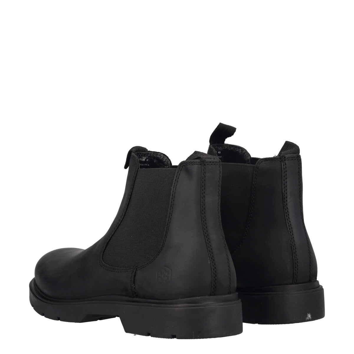 CHARLIE Stivaletti Uomo Neri in Pelle