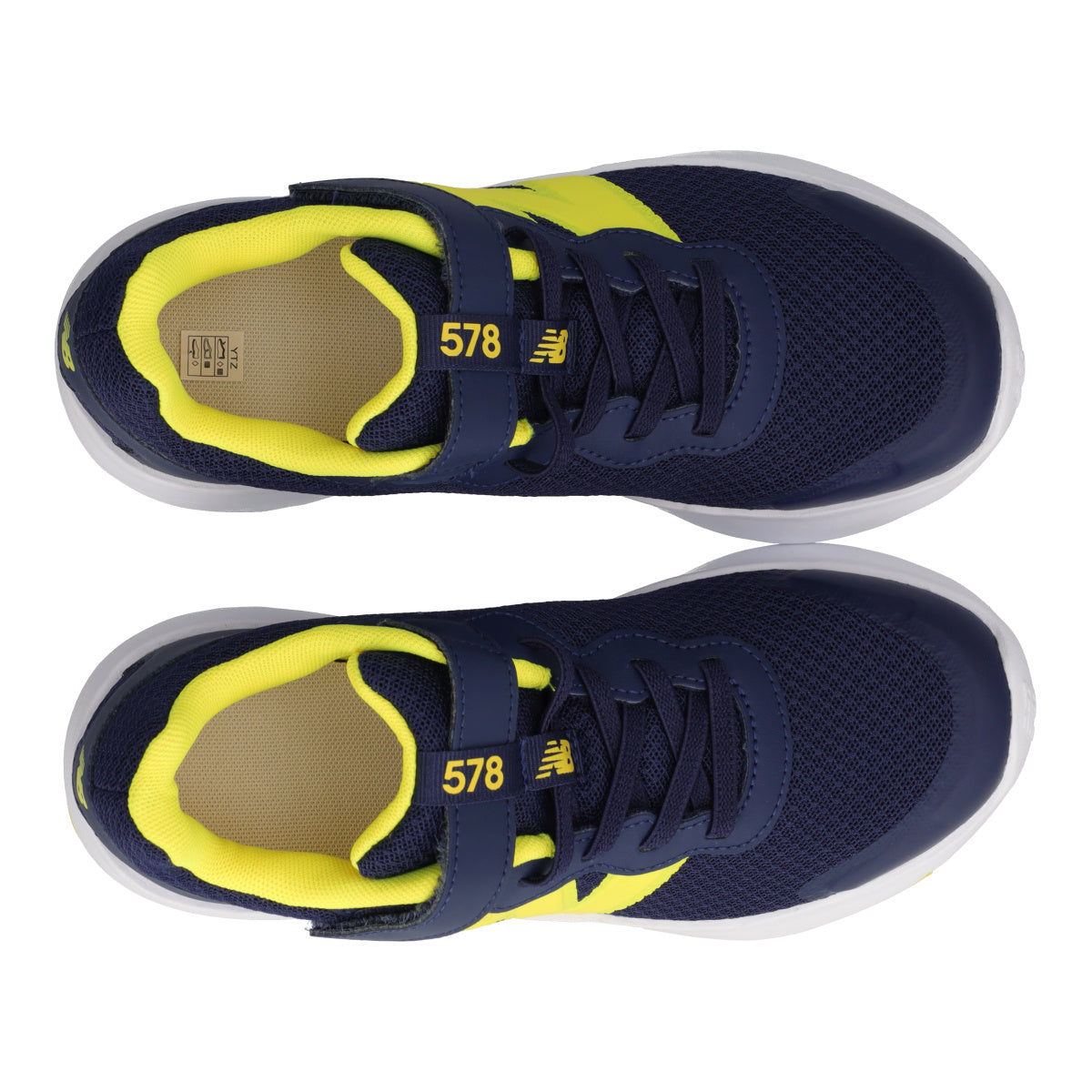 578 Sneakers Bambino Blu e Gialle