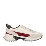 Sneakers Donna Panna, Grigia e Bordeaux