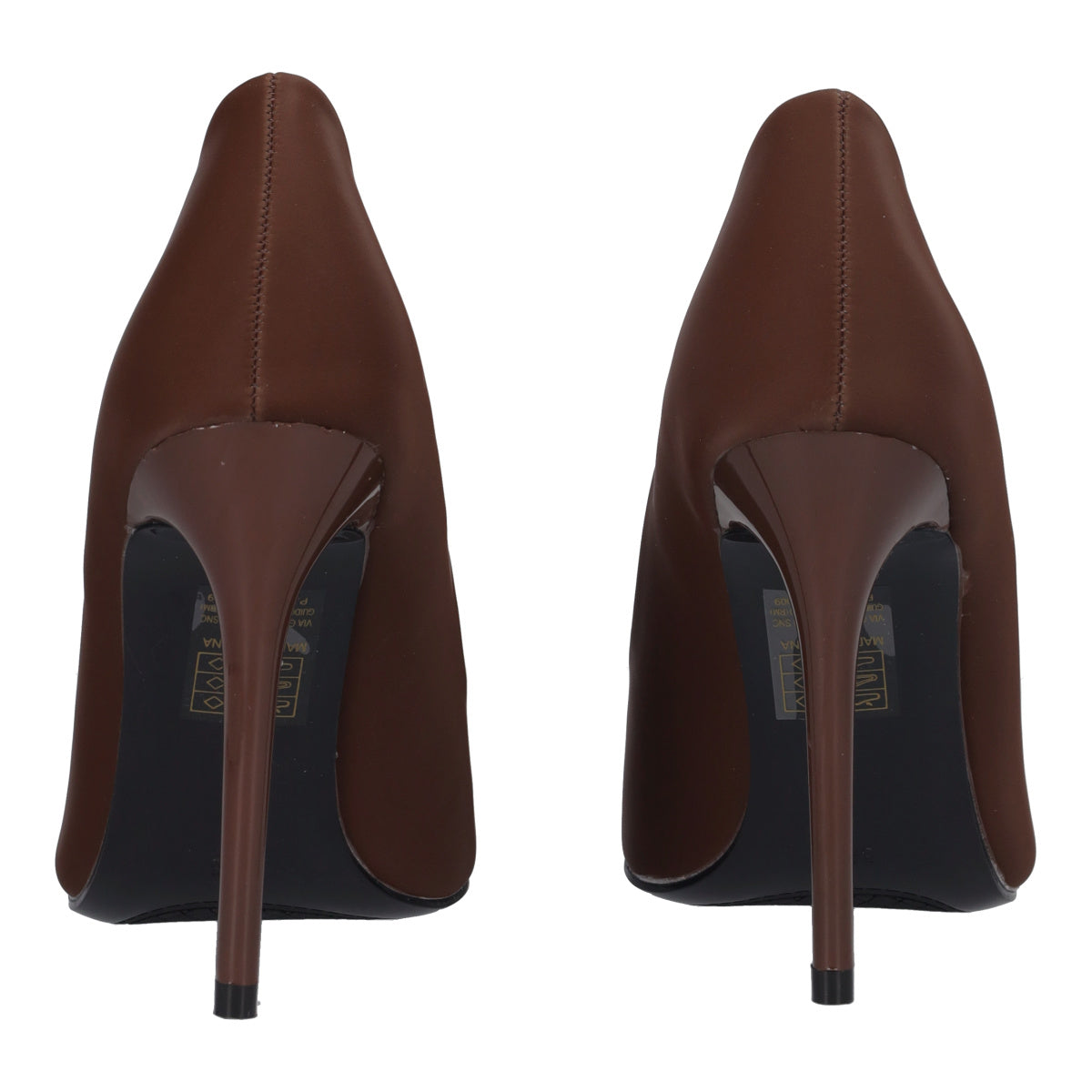 Decolletè Donna Marroni Opache tacco 11