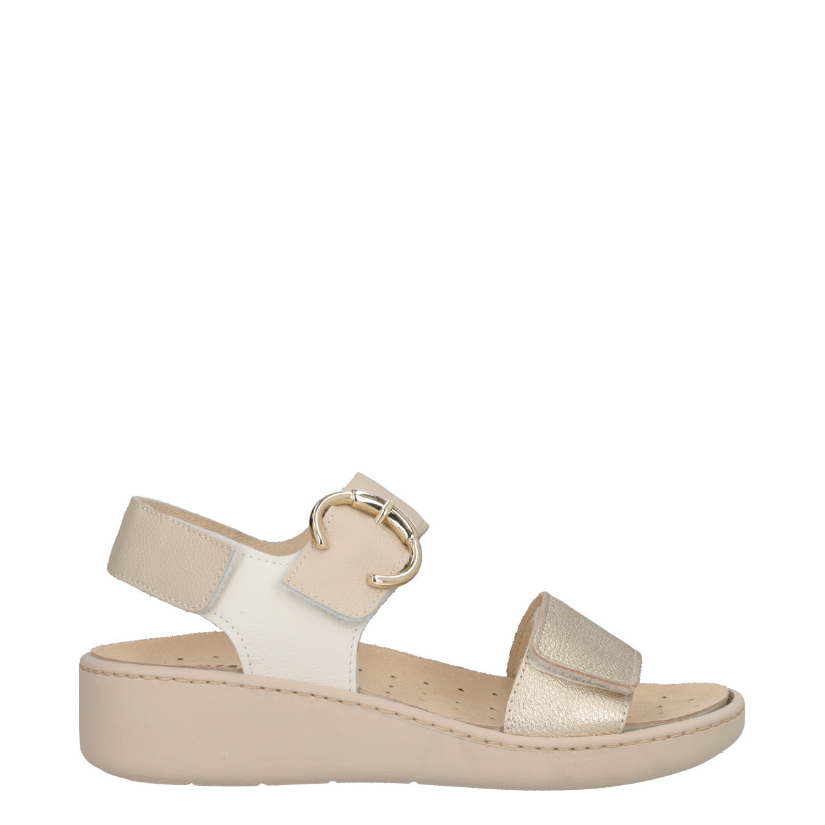 DAYANA Sandali comfort Donna Oro e Beige