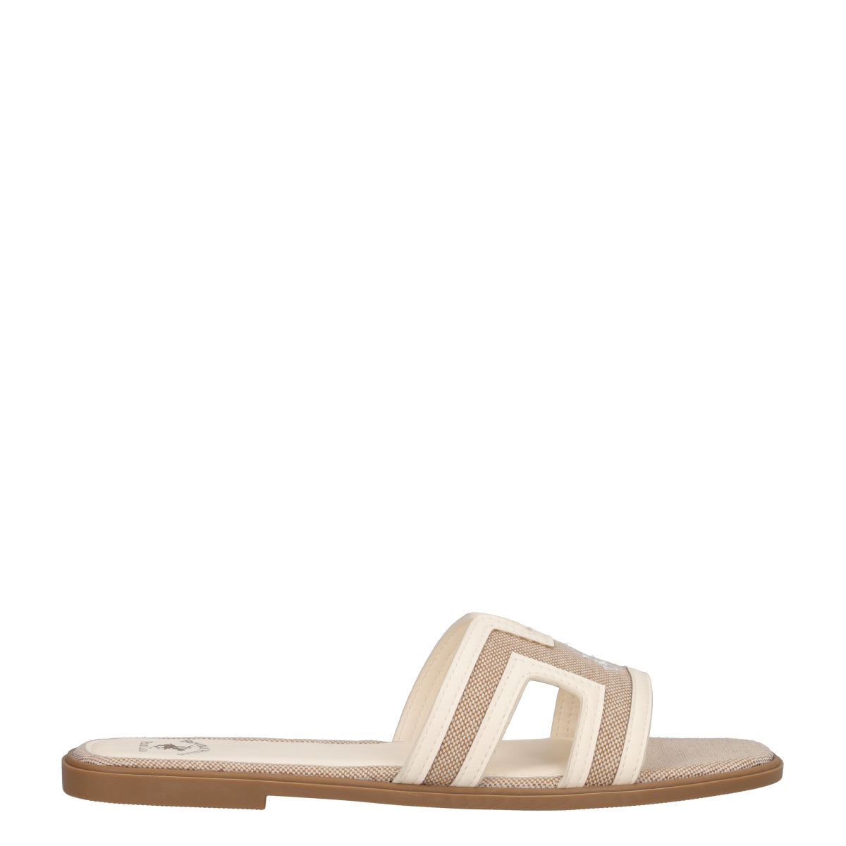 MINA CVS Ciabatte Donna Beige e Bianche