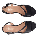 Sandali con Tacco Donna Blu in Pelle