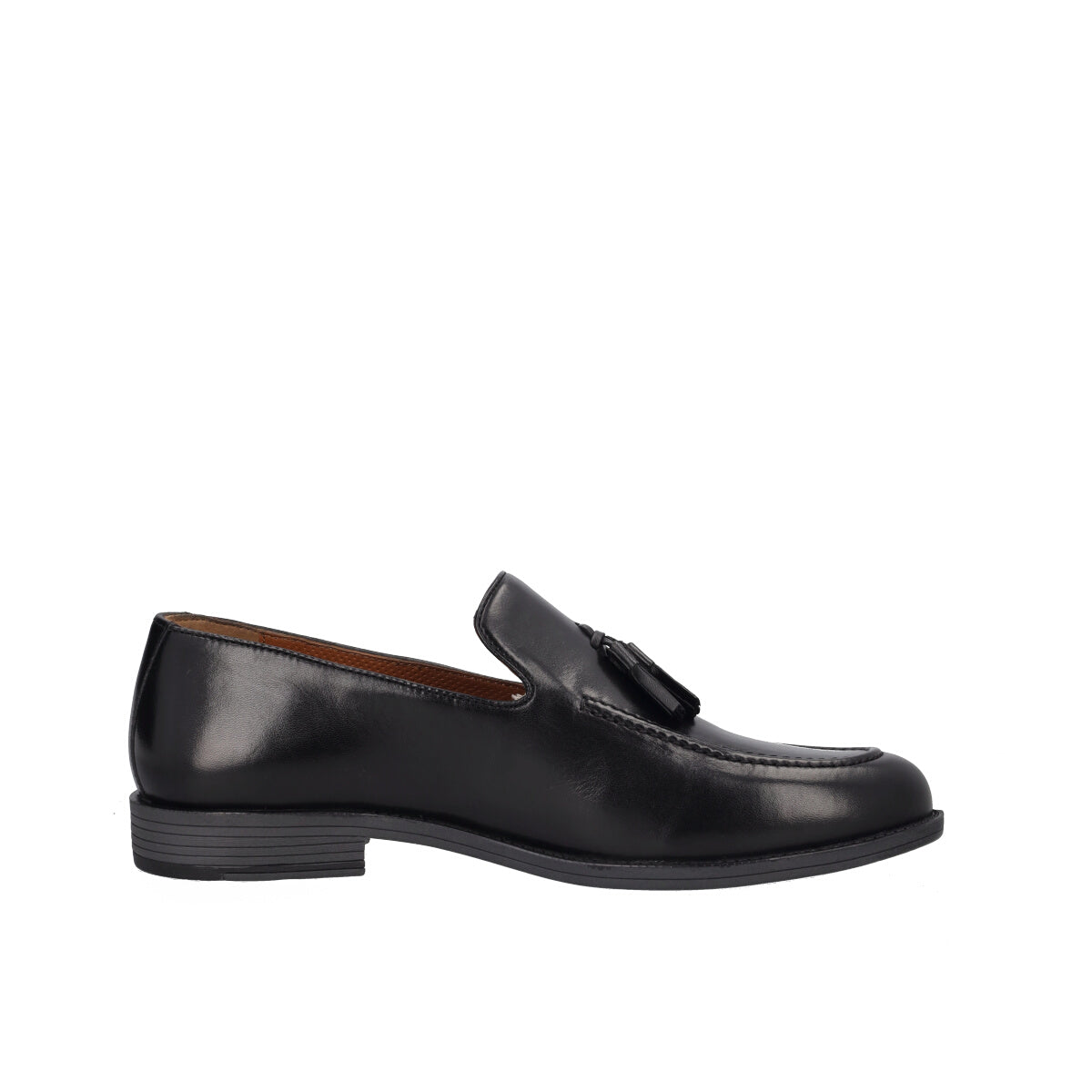 DELLAS Mocassini Uomo Neri in Pelle