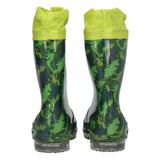Stivali go & pvc BAMBINI Stivali da Pioggia Verdi con Luci