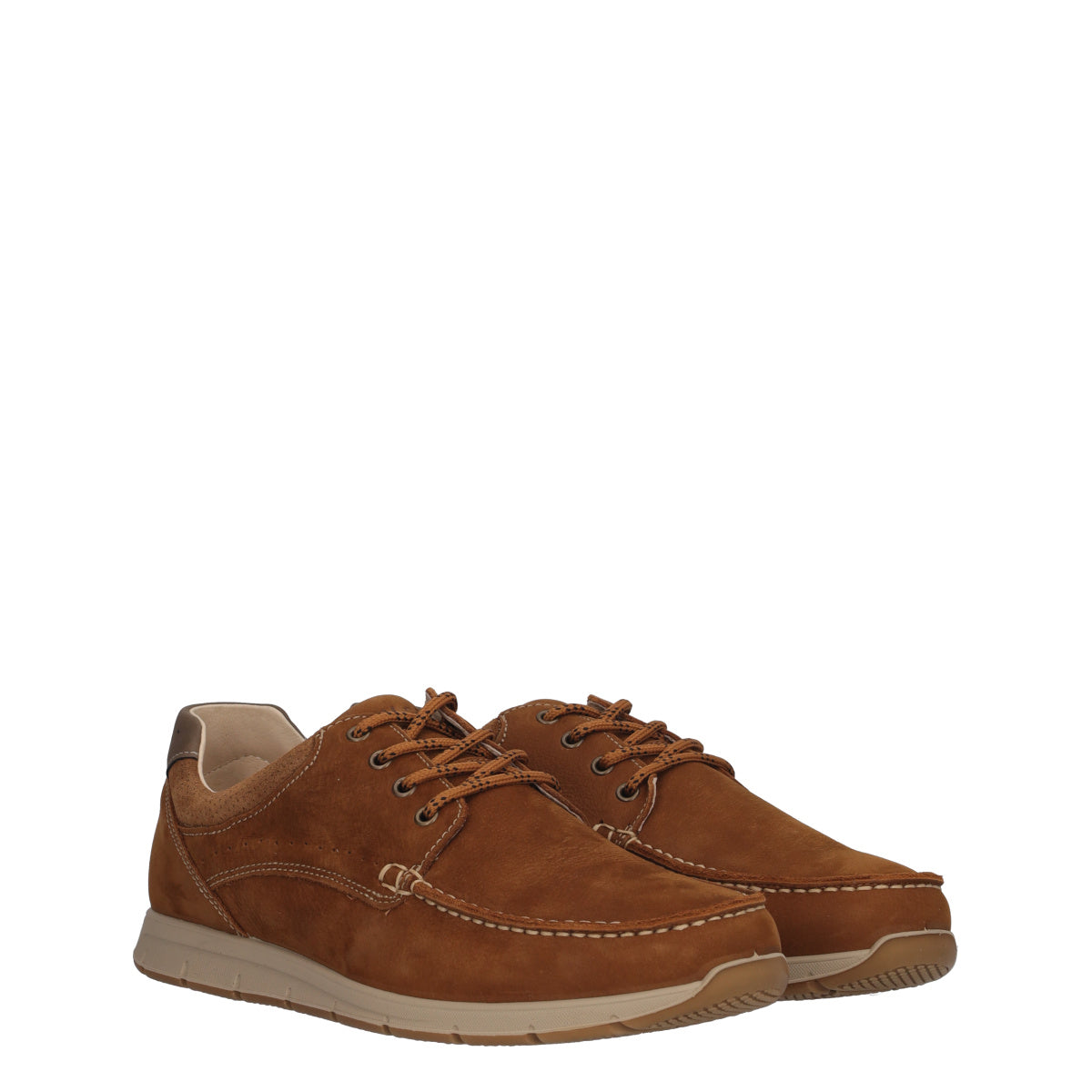 SANDERO Stringate Comfort Uomo Marroni