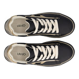 KIKI 04 Sneakers Donna Nere e Oro