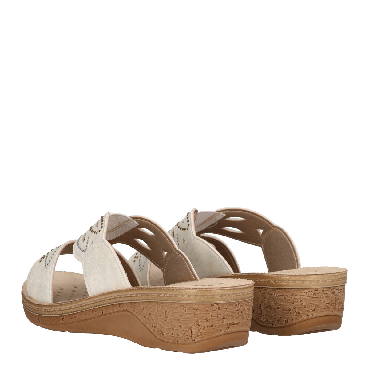 Ciabatte Donna Bianche e Beige