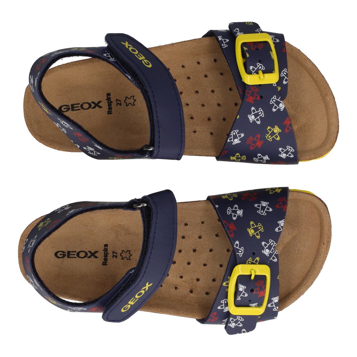 CHALKI Sandali Bambini Blu e Gialli