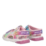Sandali Bambina Rosa Unicorno con Luci