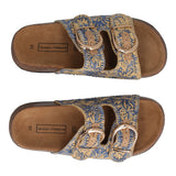 Ciabatte Donna Blu e Beige