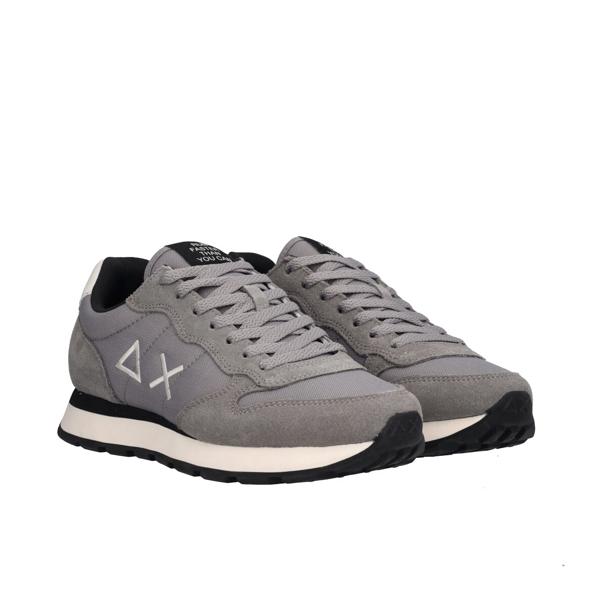 TOM SOLID Sneakers Uomo Grigie Chiare