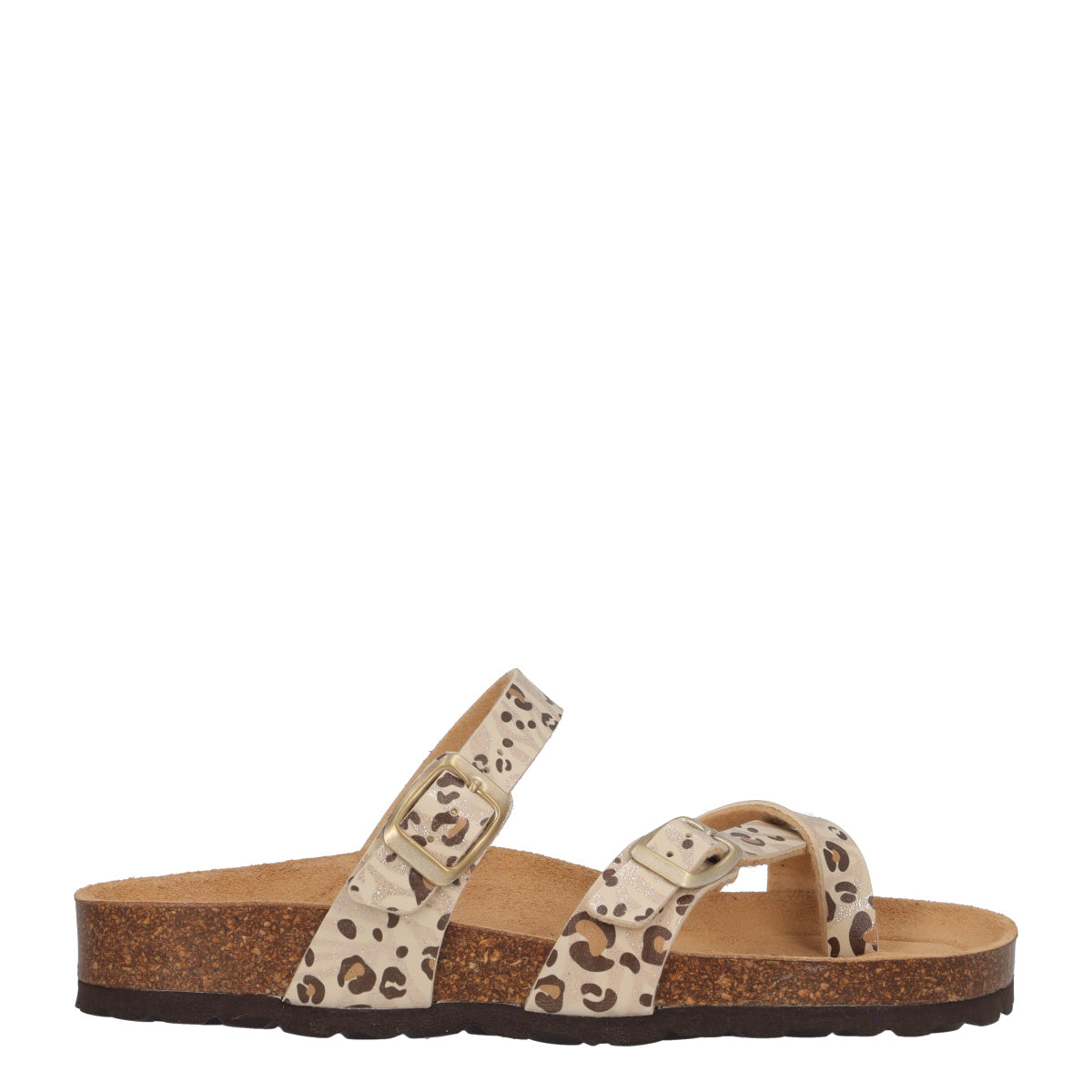 Infradito Donna Beige Animalier