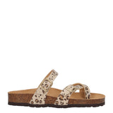 Infradito Donna Beige Animalier