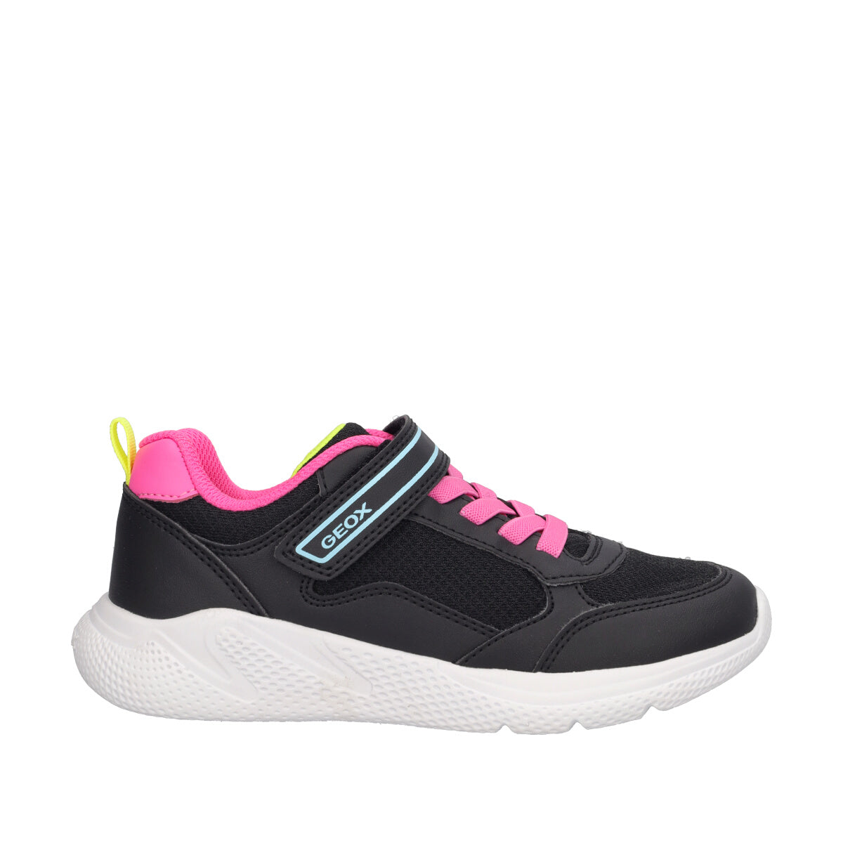 SPRINTYE Sneakers Bambina Nere e Fuxia