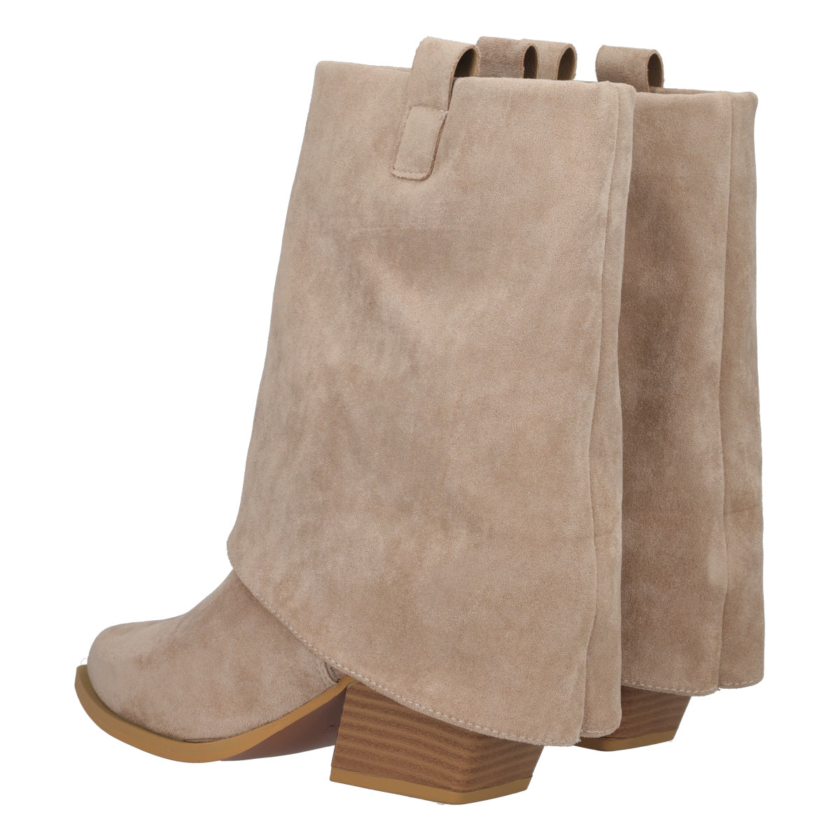 Stivaletti Donna Beige Texani