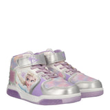 Sneakers Bambina Lilla e Argento con Luci
