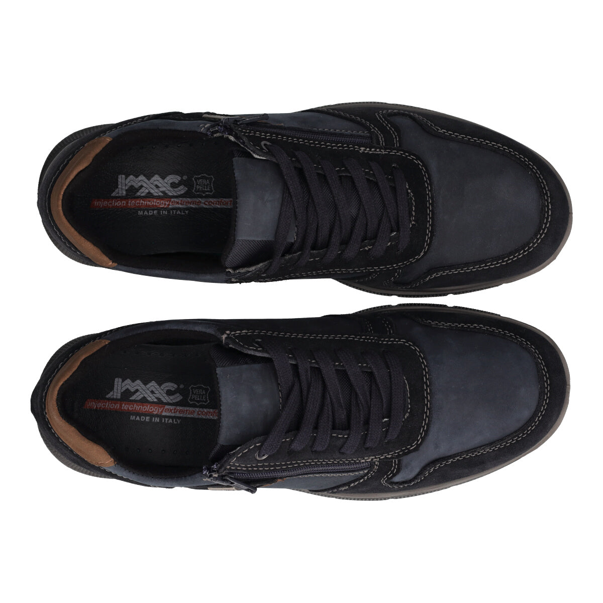 Stringate Comfort Uomo Blu