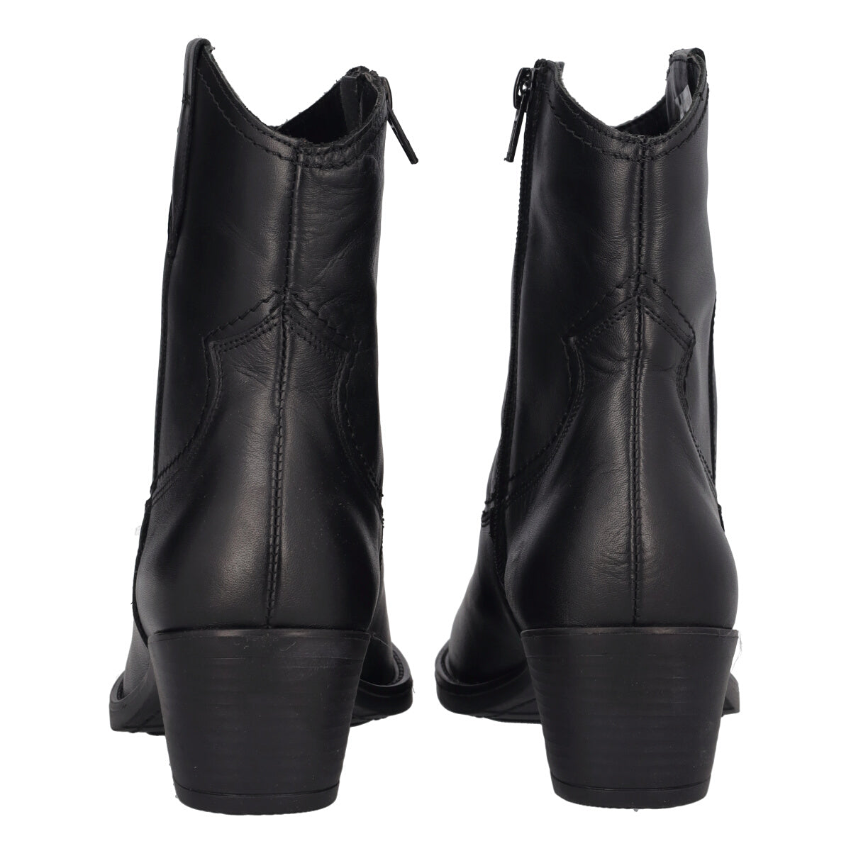 Stivaletti Texani Donna Neri in Pelle