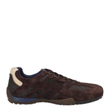 SNAKE Sneaker uomo in camoscio marrone