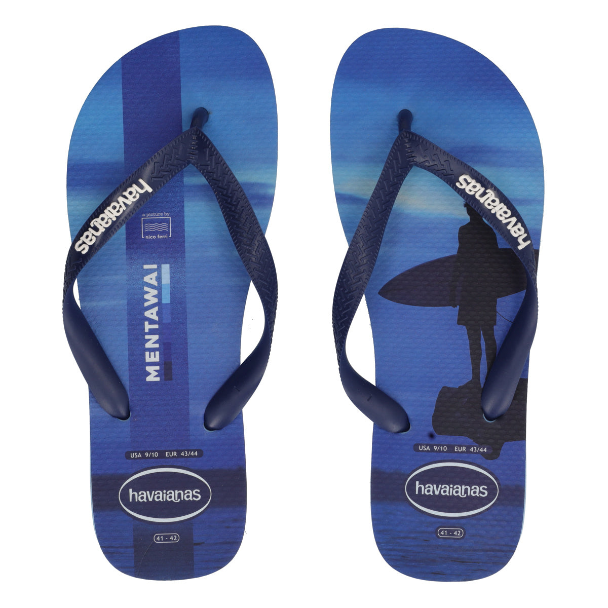 TOP SURFER I Infradito Uomo Blu