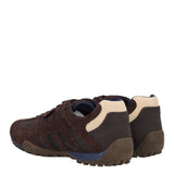 SNAKE Sneaker uomo in camoscio marrone