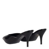 Ciabatte con tacco Donna Nere