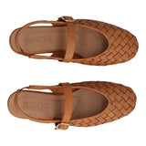 Sandali Donna Camel in Pelle