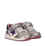 RISHON Sneakers Bambina Argento e Rosa