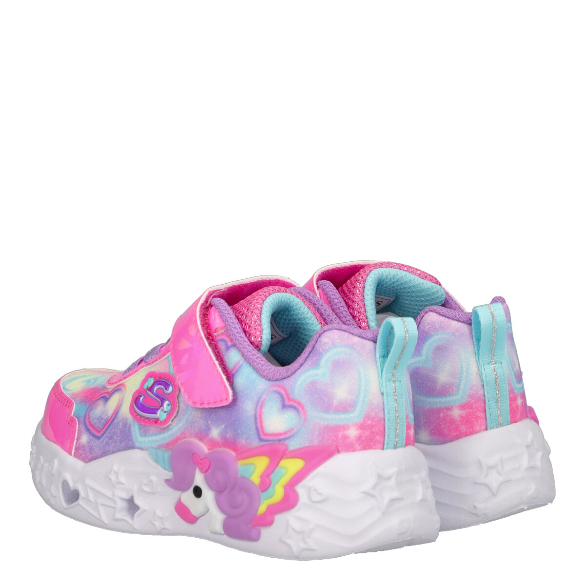 S LIGHTS UNICORN Sneakers Bambina Lilla e Fuxia con Luci