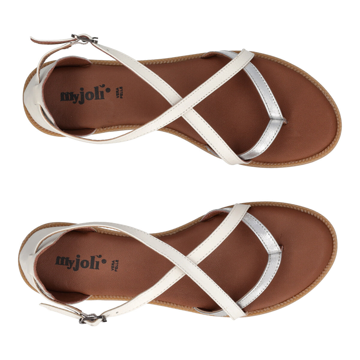 Sandali Donna Bianchi e Argento