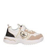 Sneakers Bambina Bianche e Beige
