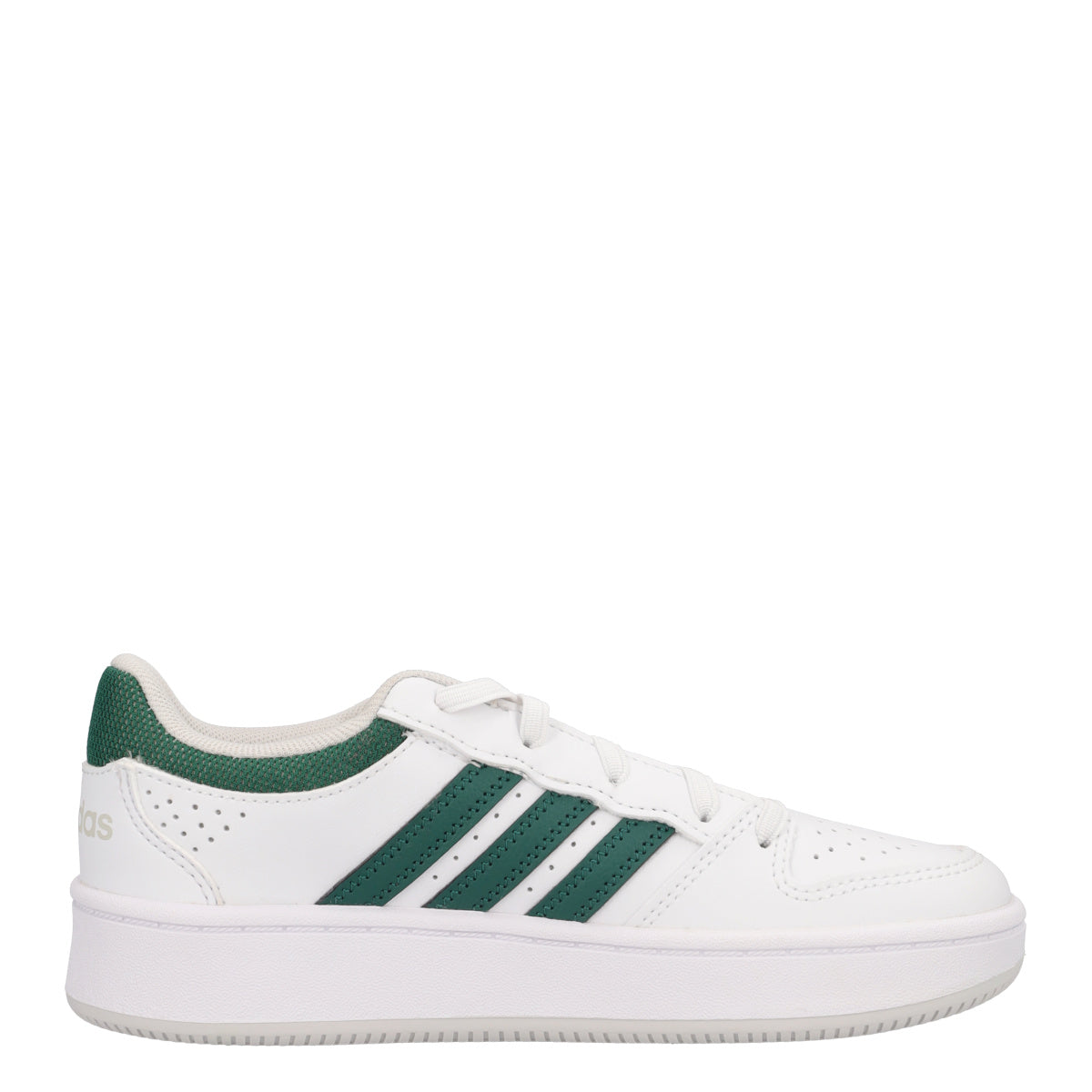 HOOPS CLASSIC EL Sneakers Bambini Bianche e Verdi