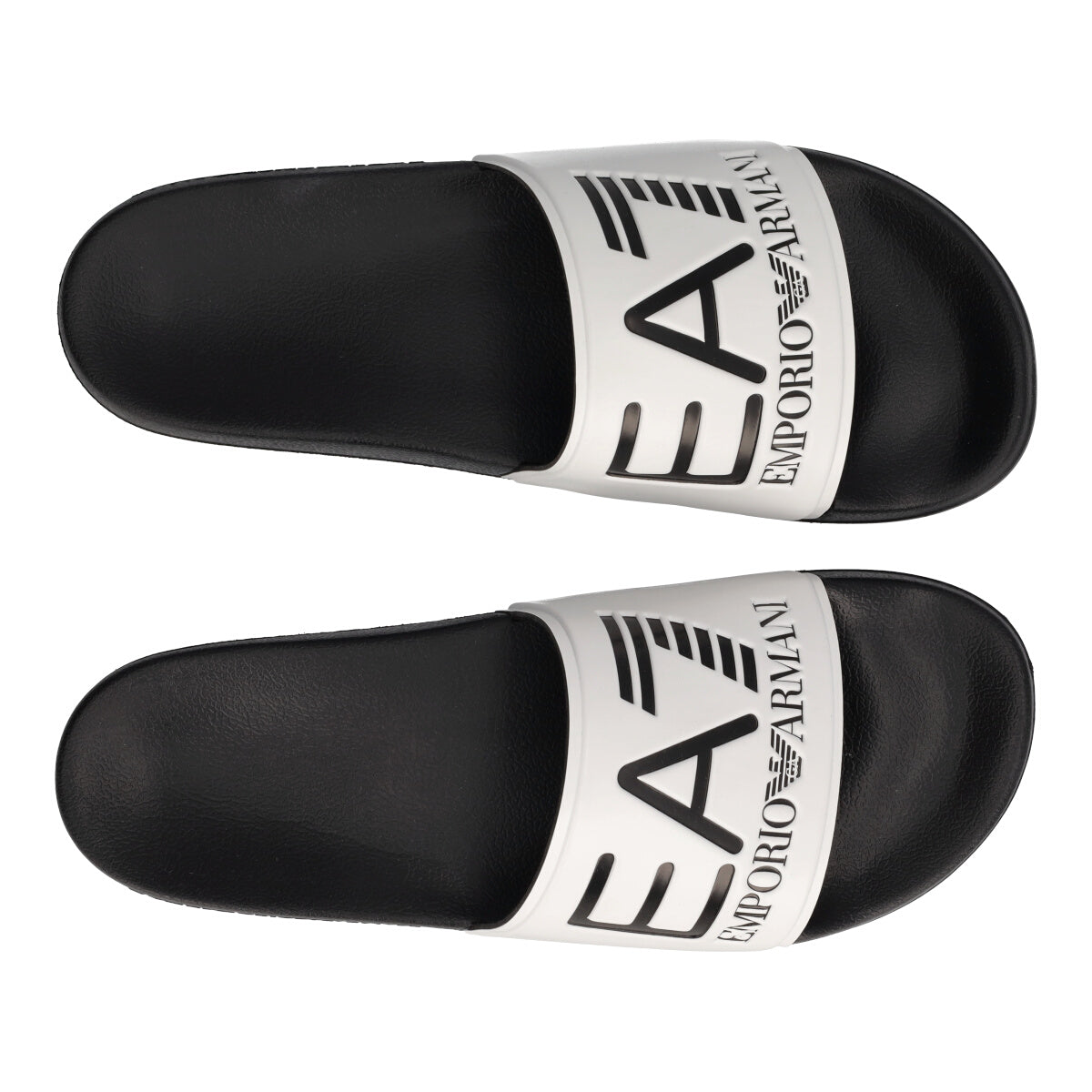 AF15118.MZ096 Ciabatte Mare Uomo Bianche e Nere