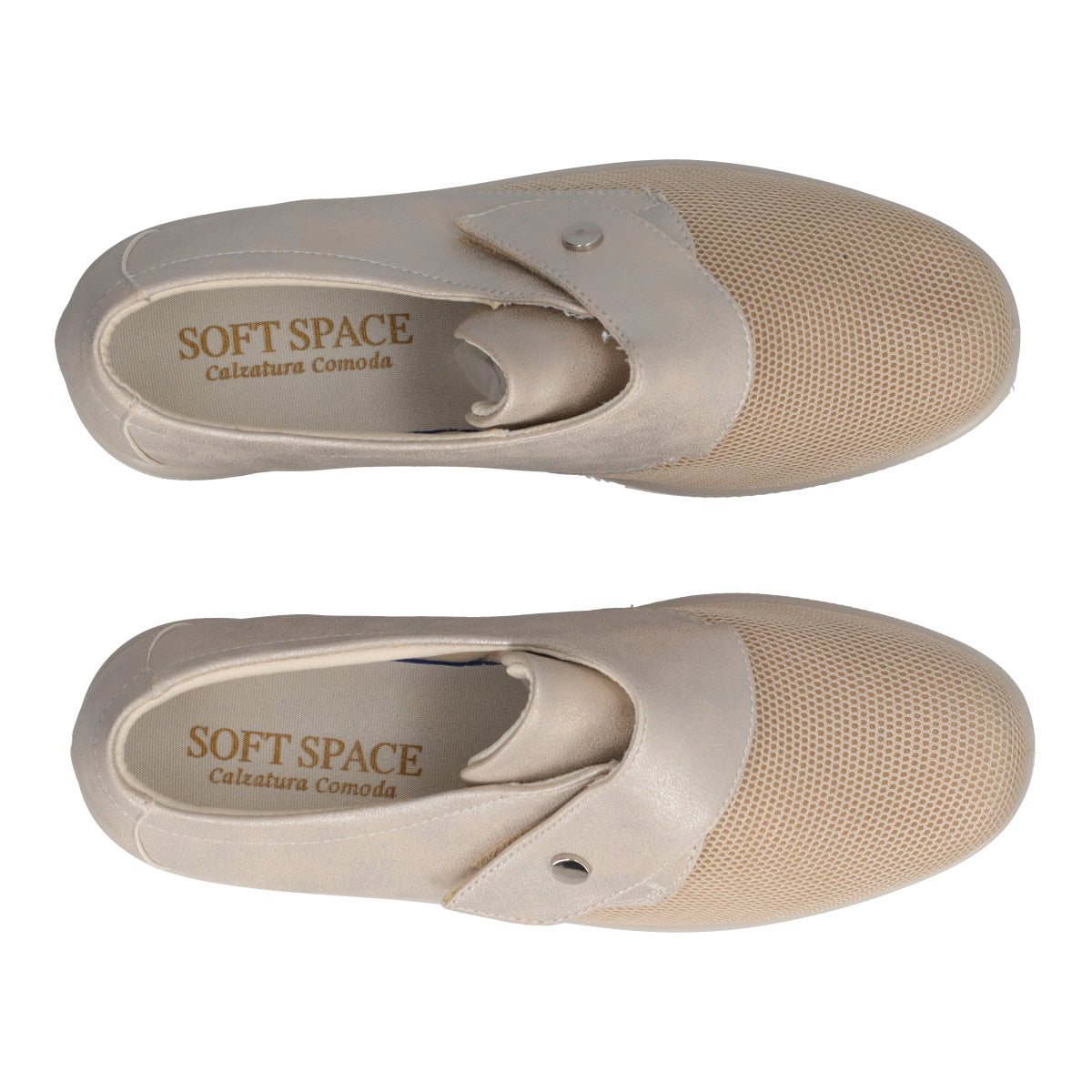 Pantofole Comfort Donna Beige