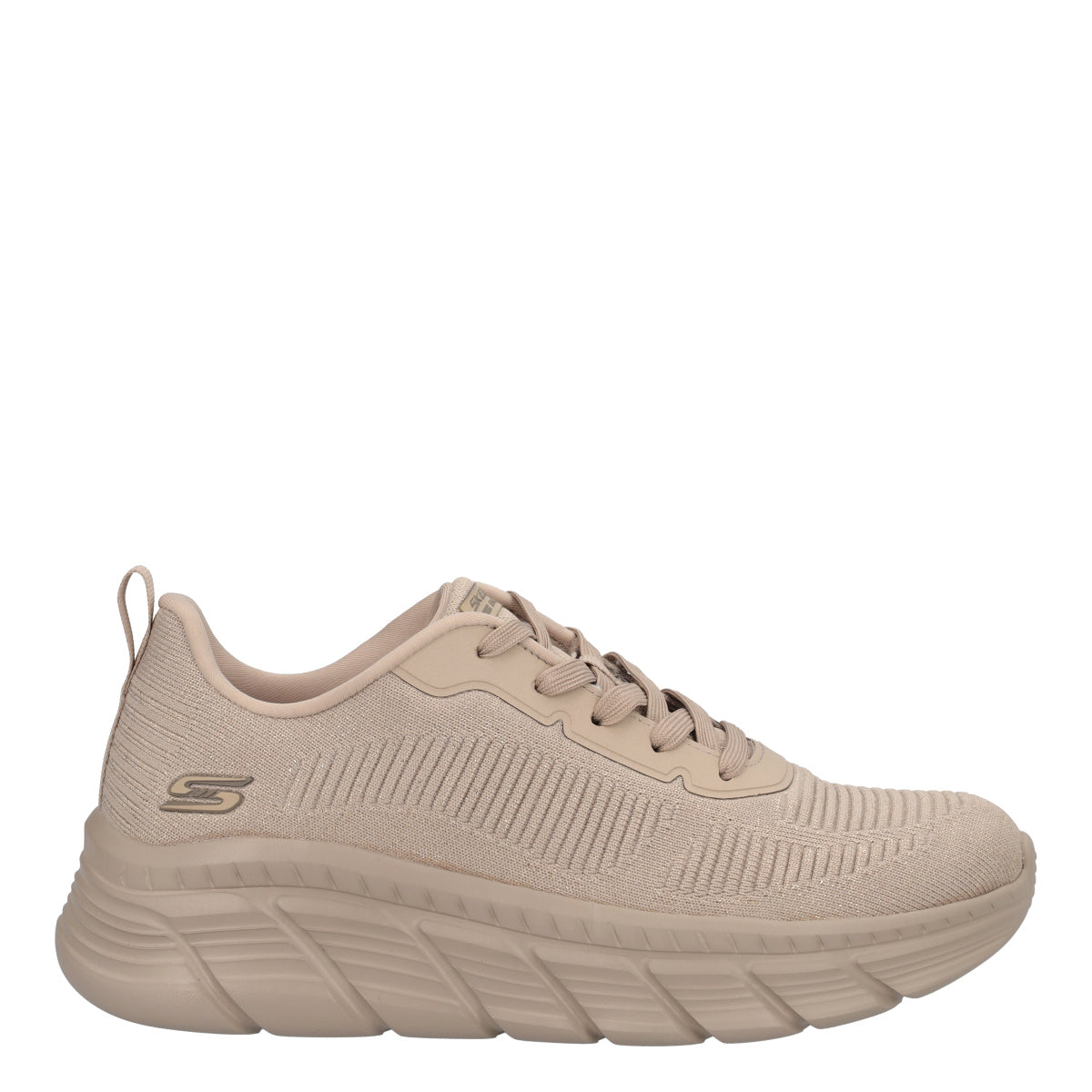 BOBS B FLEX HI Sneakers Donna Skechers beige