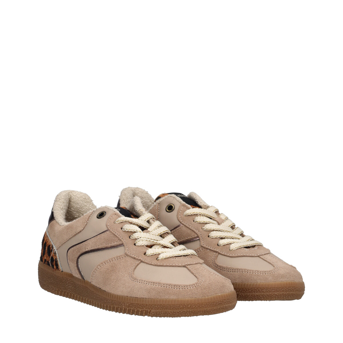 Sneakers Donna Beige e Animalier