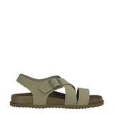 SANDYBETT Sandalo Donna Verde in pelle