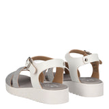 Sandali Bambina Bianchi e Argento