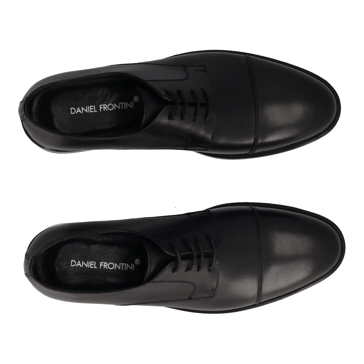 Stringate Uomo Nere in Pelle