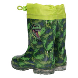 Stivali go & pvc BAMBINI Stivali da Pioggia Verdi con Luci