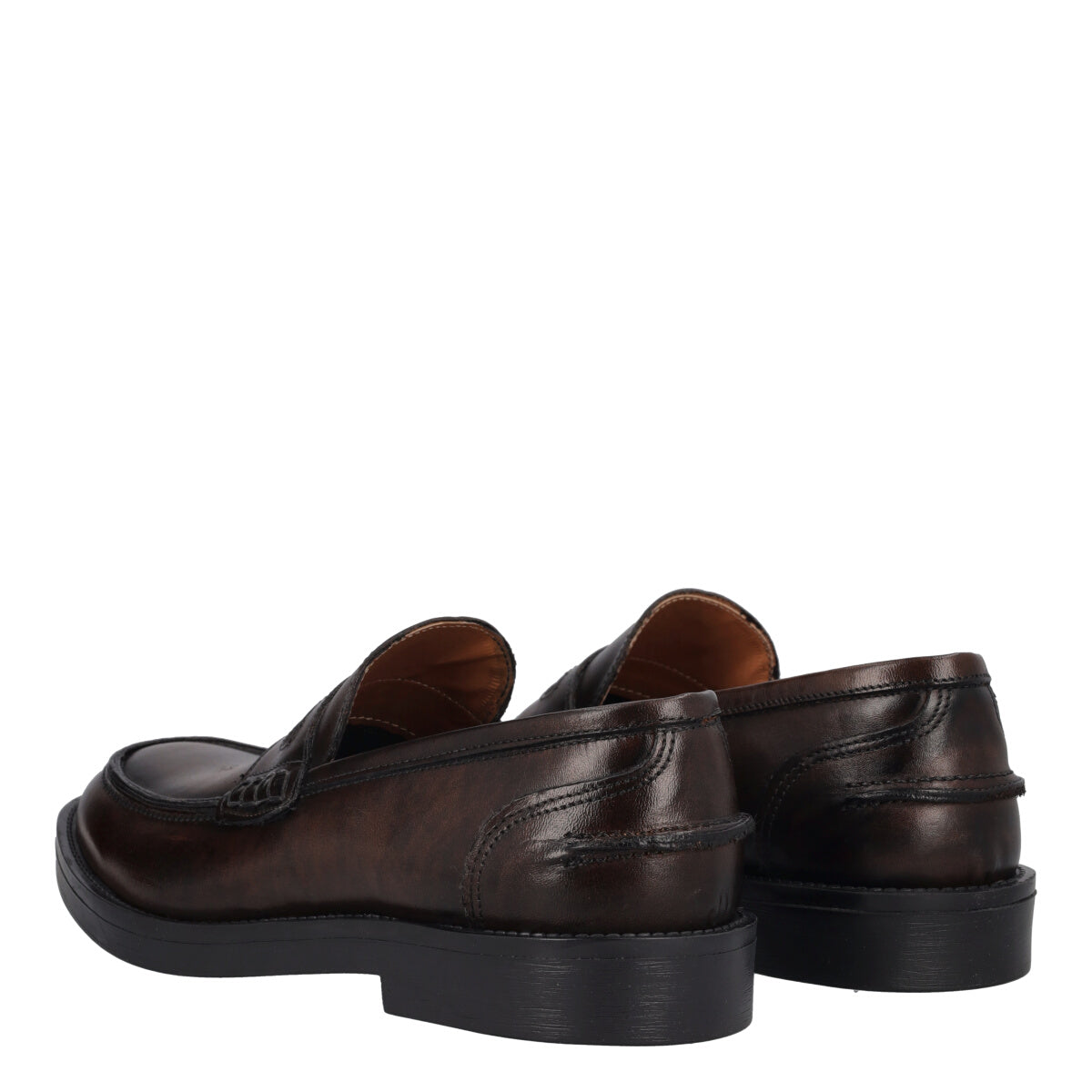 Mocassini Uomo Marroni in Pelle