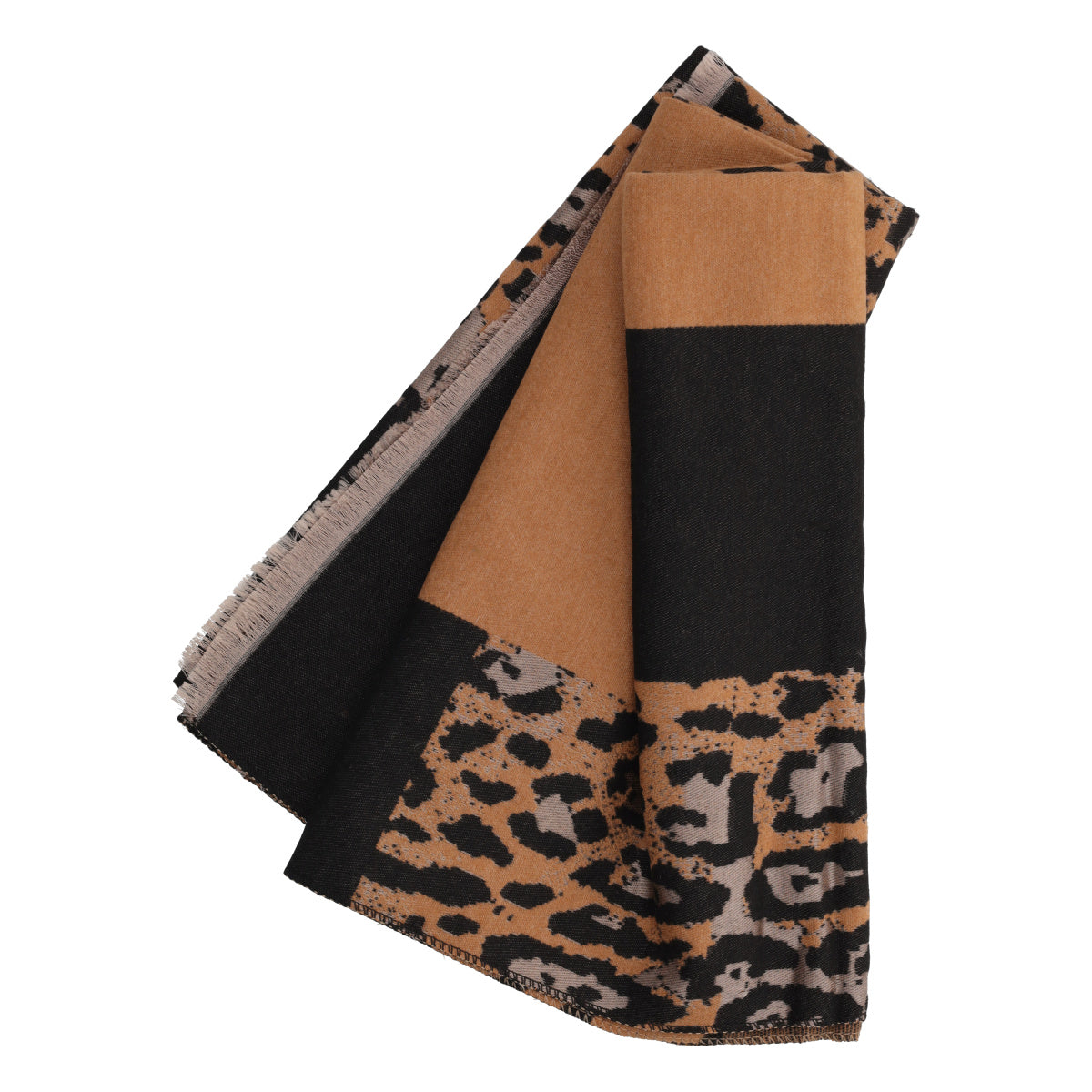 Stola Donna Camel e Nera