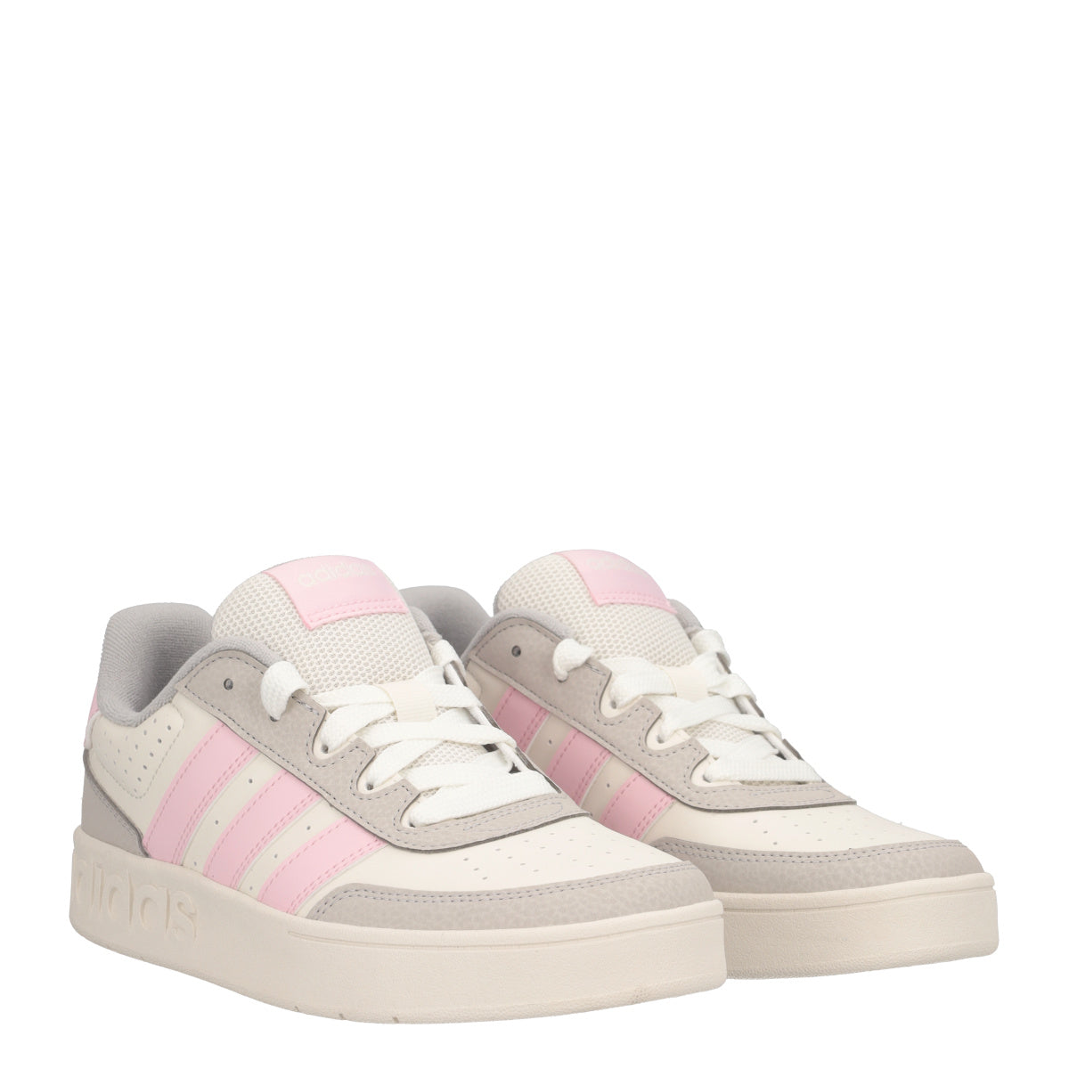 BREAKBASE J Sneakers Junior Bianche, Rosa e Grigie